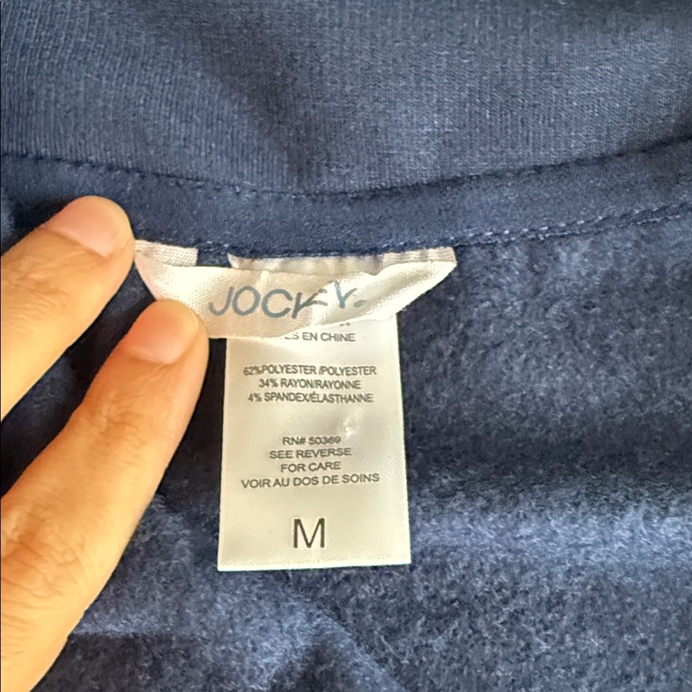 NWT: Blue Pullover with Zipper - Picture 4 of 8